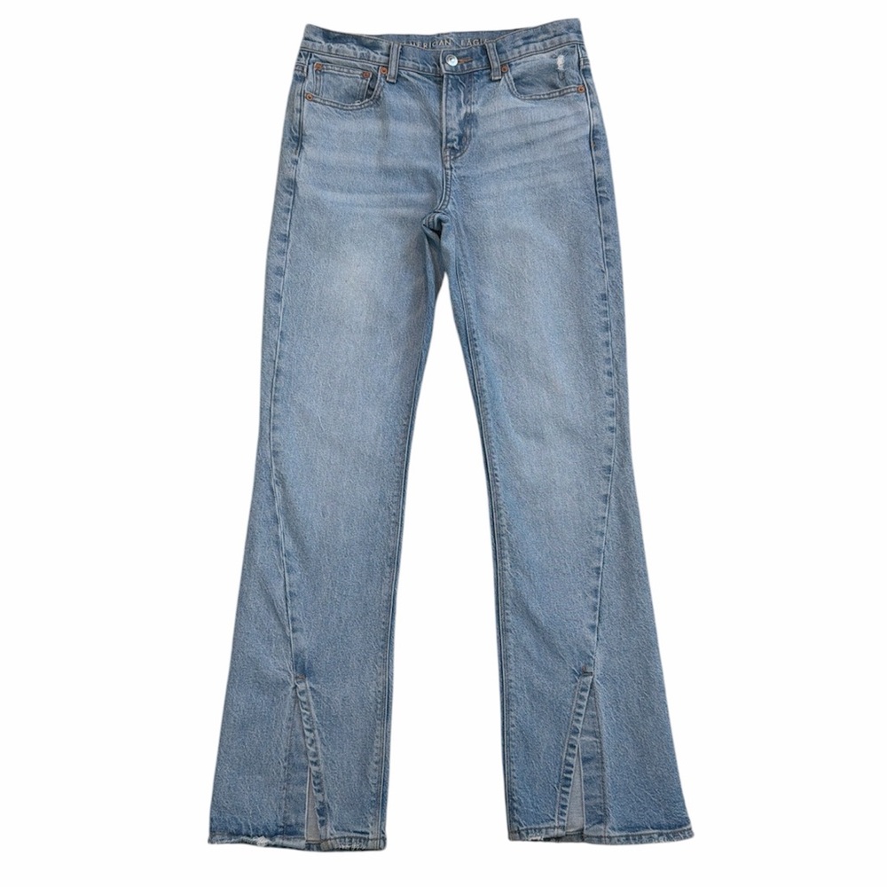 American Eagle Women's Stretch Split Hem 90's Bootcut Jeans Size‎ 4